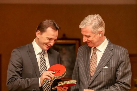 (VIDEOS) His Majesty King Philippe of Belgium Holds an Audience at the Palais Royal.