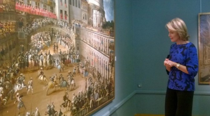 HM Queen Mathilde of Belgium Views an Exhibition at the Musée d’Ixelles.