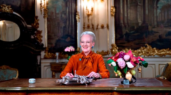 (VIDEO) Her Majesty Queen Margrethe II of Denmark Delivers Her New Year Speech.