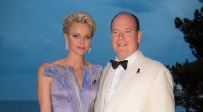 (VIDEO) The Prince and Princess of Monaco Attend the Gala de la Croix-Rouge Monégasque.