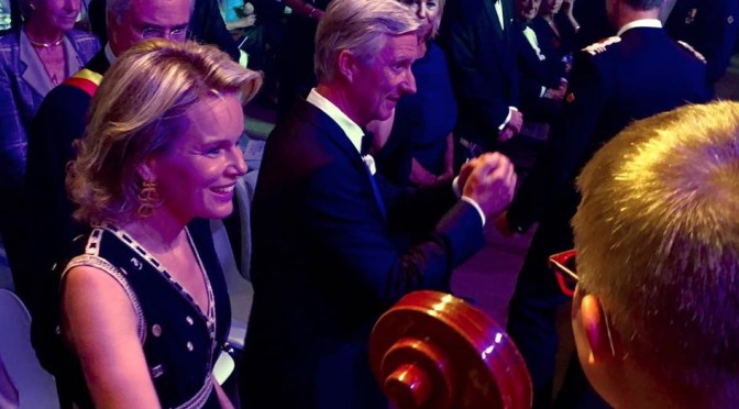 TMs King Philippe and Queen Mathilde of Belgium Attend a Gala Concert.