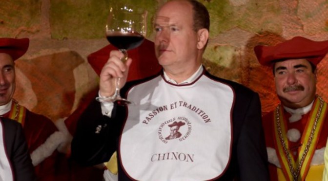 HSH Prince Albert II of Monaco Visits Château de Chinon.